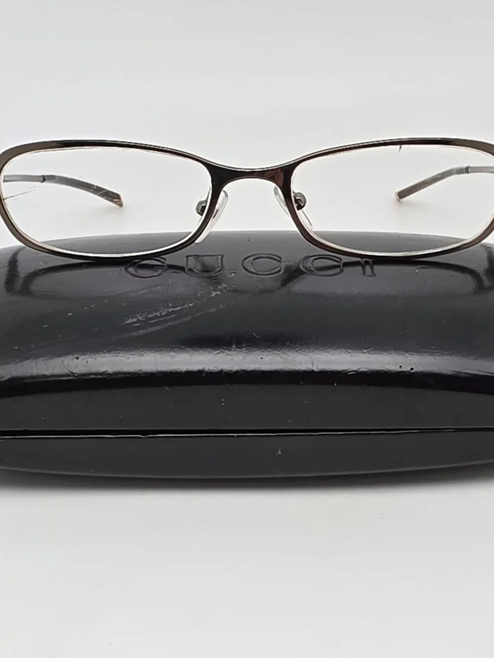 Gucci GG2690 L92 Gunmetal Petite Cat Eye Eyeglasses Frame w/ Flexhinge and Case